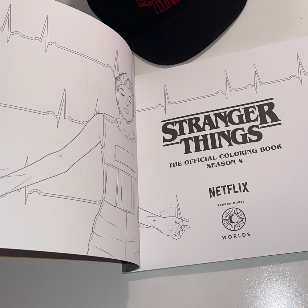 Stranger Things BUNDLE  Hat and Coloring Book Set - Picture 8 of 8